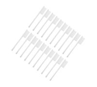 BCOATH 20pcs Mini Flat Handle Toothbrushes for Prison Use Wear Resistant Small Toothbrushes with Secure Design for Oral Hygiene Bulk Pack of Practical Correctional Facility Accessories