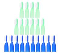 BCOATH 20pcs Mini Self- Toothbrushes for Prison Use Tiny Finger Toothbrushes as Teeth Clean Tools