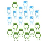 BCOATH 20Pcs Nasal Stopper Clips for Lung Breathing Training Ergonomic Nose Clips with EVA Pom Material Portable Household Nosebleeds Stoppers for Adults Travel and Outdoor Use