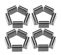 BCOATH 20pcs Plastic Fader Cap Accessories for Audio Console and Mixing Desk, 4mm Black Abs Mixer Fader Knobs with Precise Fit and Ergonomic Contour, for Mixing and Studio Sessions
