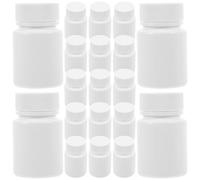 BCOATH 20pcs Plastic Medicine Bottles 40g Pill Bottles with Tight Sealing Cap for Pharmaceutical Companies, Safe and Sturdy Sample Containers