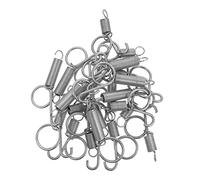 BCOATH 20pcs Rabbit Cage Spring Hooks Fixed Hook for Cage Door Utensil Hanger Feeder Hanger
