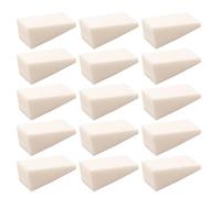 BCOATH 20pcs Soft Gradient Nail Sponges for Manicure and Nail Art Comfortable White Sponge Makeup Applicators for Smooth Color Fade