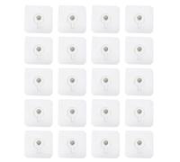 BCOATH 20pcs Traceless Nails Self-Adhesive Screw Hanging Hooks Not Easy to Fall and Break for Bathroom Use