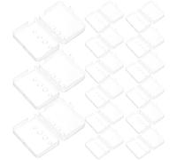 BCOATH 20pcs Universal Toothbrush Caps Straw Base Travel Toothbrush Head Covers Protect Brush Heads and Keep Clean for Home and Travel Use