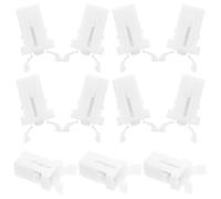 BCOATH 20pcs White Self-Locking Trash Can Switch Locks with Press Type Spring Design Abs Material, Sturdy Garbage Lid Latch Lock for Kitchen Trash Cans and Public Areas