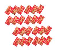 BCOATH 24PCS Chinese Red Envelopes for Snake Year Festive Hongbao Money Pockets for Year and Wedding Celebrations Sturdy Paper Craft with Traditional Zodiac Design Spring Festival