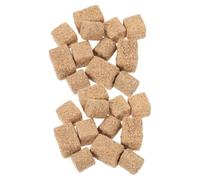 BCOATH 24pcs Miniature Straw Hay Bale Models Realistic Design for DIY and Dollhouse Scenes, Finely Crafted Wooden Small Haystacks for Farm and Garden Decoration
