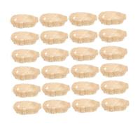 BCOATH 24PCS Natural Edible Loofah Chew for Small Pets Rabbits Hamsters Guinea Pigs Grinding Stress Relief and Cage Enrichment Molar Slices