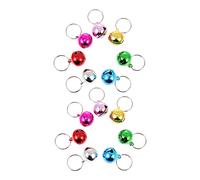 BCOATH 24pcs Replaceable Bells Decorative Pet Bells for Collars Soft Chime Sound for Accessories and Pet Supplies