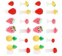 BCOATH 24Pcs Silicone Toe Separator Set for Pedicure Nail Art, Colorful Soft Gel Toe Spacers with 3 Styles for Nail Polish Application and Salon Use