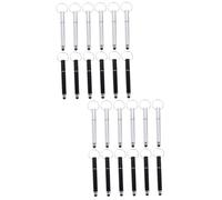 BCOATH 24pcs Stylus Pen Keyring for Touch Screen Devices Portable Ballpoint Pen Keychain Tools Mini for Everyday Carry