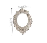 BCOATH 24pcs Vintage Mini Photo Frames Baroque Resin Small Picture Frames for Dollhouse Accessories Christmas DIY Holiday Party Decoration Craft