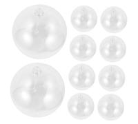 BCOATH 25 pcs Clear Plastic Christmas Ball Ornaments Xmas Tree Hanging Decorations Sturdy Xmas Party Baubles for Holiday Festive Decor