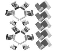 BCOATH 25 Pcs Greenhouse Glazing Clips Metal Panel Fixing Supplies for Windproof Glass Panels Removable Clamps for Garden Frames and Outdoor Plant Protection