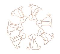 BCOATH 25pcs Animal Shape Paper Clips Dog Shaped Metal Bookmark Clips for Office School Supplies Decorative for Holding Cards Notes Photos