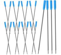 BCOATH 25Pcs Gel Pen Refills Fine Point Blue Ink Smooth Writing Metal Tip Replacement for Students Office Stationery Practical and Lightweight Pen Refills