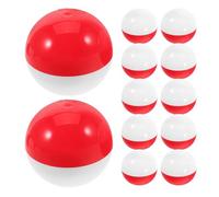 BCOATH 25pcs Red and White Capsule Vending Machine Balls Reusable Plastic Containers for Candy Prizes Party Favors Multi-purpose Packing Balls