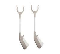 BCOATH 2pcs Aluminum Alloy Trash Grabber Tool Long Reach Reacher for Seniors Public Spaces Multifunctional Litter Picker for Garbage Leaves and Items Cleaning