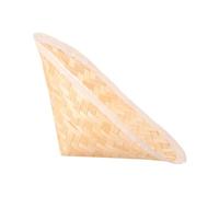 BCOATH 2pcs Bamboo Woven Conical Asian Hats Large Size Rice Farmer Straw Hats Wall Hanging Decor Traditional Chinese Style for ’s Costume and Party