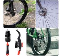 BCOATH 2pcs Bike Chain Cleaning Brush Scrubber Chain Cleaner Tool for Mountain Road Urban Racing Bikes with Gear Compatible