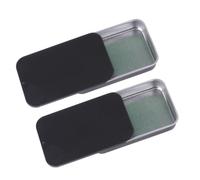 BCOATH 2pcs Bird Food Box with Sliding Push-pull Lid Compact Portable Outdoor Training Case for Small Birds Lightweight Storage Container and Carrying