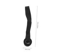 BCOATH 2pcs Black Home Fitness Training Straps with Heavy Duty PVC Door Anchors for Resistance Bands Strong Elastic Exercise Pull Ropes Over Door Anchors for Strength Workouts