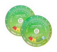 BCOATH 2pcs Bmi Index Wheel Chart for Body Mass Measurement, Portable Plastic Bmi Calculation Tool with Visual Cues for Weight Management, for Training the Go Use
