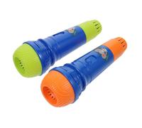 BCOATH 2pcs Boy Girl Singing Microphone Toy Fun Karaoke Plaything for Early Educational Development for Birthday Parties and Musical Events
