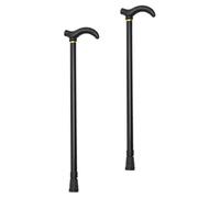 BCOATH 2pcs Canes for The Elderly Adjustable Length for Elders for Seniors for Women Hand Stick for Old People Black