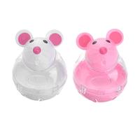 BCOATH 2pcs Cat Toys Food Leakage Toy Automatic Snack Dispenser Pet Feeder for Cats Kitten Treats