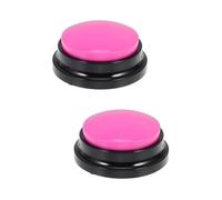 BCOATH 2pcs Clicker Training Interactive Dog Toys Dog Button Toy Squeaky Feature