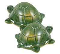 BCOATH 2pcs Decorative Turtle Toilet Bolt Caps Made of Resin with Easy Installation and Anti-slip Features, Unique Bathroom Floor Caps Featuring Playful Charm and Whimsical Design