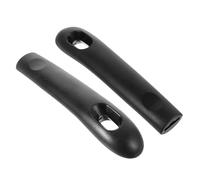 BCOATH 2pcs Detachable Black Bakelite Pot Handles with Anti-Scald Feature and Universal Compatibility, Comfortable Ergonomic Grip for Home Cooking and Outdoor Camping Use