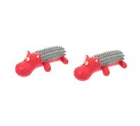 BCOATH 2pcs Dog Teething Toy Chew Toy Bite-resistant Molar Latex Dog Chewing Interactive Pet Supplies