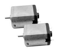 BCOATH 2pcs Electric Razor Replacement Motor 3.7v-7.4v Dc Motor for Rechargeable Trimmer Low Noise Operation and 2.5mm Mounting Holes, Silver Magnet and Copper Material for Hotels