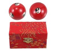 BCOATH 2pcs Fitness Handball Exercise Ball for Hand Strengthening Therapy Massage Smooth Surface for Stress Relief and Palm Training