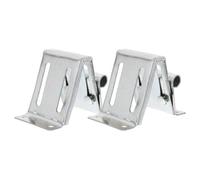 BCOATH 2pcs Garage Door Hinges and Brackets for Remote Controlled Garage Doors Silver Iron Material with Precision Design and Durability