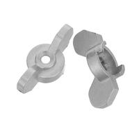 BCOATH 2pcs Heating Valve Control Knobs for Central Heating Radiators, Aluminum Alloy Replacement Handles with Antiwear Construction and Universal Compatibility for New Installations