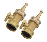 BCOATH 2pcs High Pressure Garden Hose Nozzle with Comfortable Grip and Copper Material, Compact Lightweight Design for Cleaning Patios and Cars