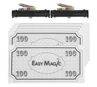 BCOATH 2pcs Invisible Thread Reel Black Floating String for Magician Tricks Stage Levitation and Card Suspension Illusion Accessories Portable Conjuring Wire for Closeup and Theater