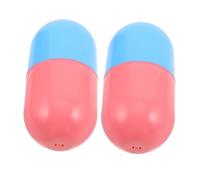 BCOATH 2pcs Large Plastic Eggshell Memory Capsules Storage Box for Keepsakes Pink Blue Containers for Preserving Wedding Graduation and Precious Memories