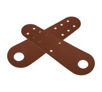 BCOATH 2pcs Leather Roller Skate Toe Guards Protective Boot Covers for Outdoor Skating Easy Install Shoe Guards with Full Front Coverage Roller Skate Accessories for Scratch Prevention