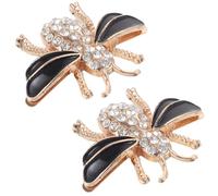 BCOATH 2Pcs Metal Bee Shoe Buckles Cute Shoe Clips Charms for Women Decorative Embellishments and Sandals for DIY and Party Wear