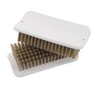 BCOATH 2pcs Mini Pig Self-cleaning Grooming Brushes with 10 Mounting Screws, Wall-mount Pet Pig Bath Cleaning and Massage Brushes for Small Animals Enclosure Enrichment