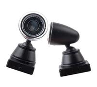 BCOATH 2pcs Mini Railway Train Lamp Signal Light Model for Friends Who like Mini House Scene Models Black Green Plastic Metal Not Easy to Deform Easy to Decorate Classic Style Gardening