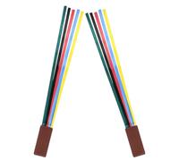 BCOATH 2pcs Multi-Function Household Bible Bookmarks Leather and Polyester Material Wear-Resistant Colorful Convenient Ribbon Book Marker for Reading and Study