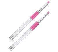 BCOATH 2pcs Nail Sanding Pens with Sturdy Tip for Grinding and Buffing, Frosted Stone and Plastic Material, Multi-functional Manicure Tool for Professional Nail Salons and Home Use