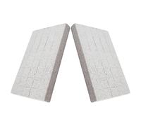 BCOATH 2PCS Natural Volcanic Stone Bunny Claw Pad for Rabbits Guinea Pigs Chinchillas Dual Function Grinding Mat for Claw Care and Foot Comfort Furniture Protection Small Pet Scratch