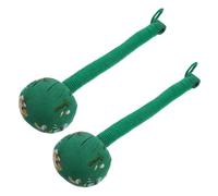 BCOATH 2pcs Natural Wormwood Manual Massage Hammer Lightweight Handheld Body Knock Massager for Back Neck Shoulder Relief Portable Herbal Stick for Home Travel